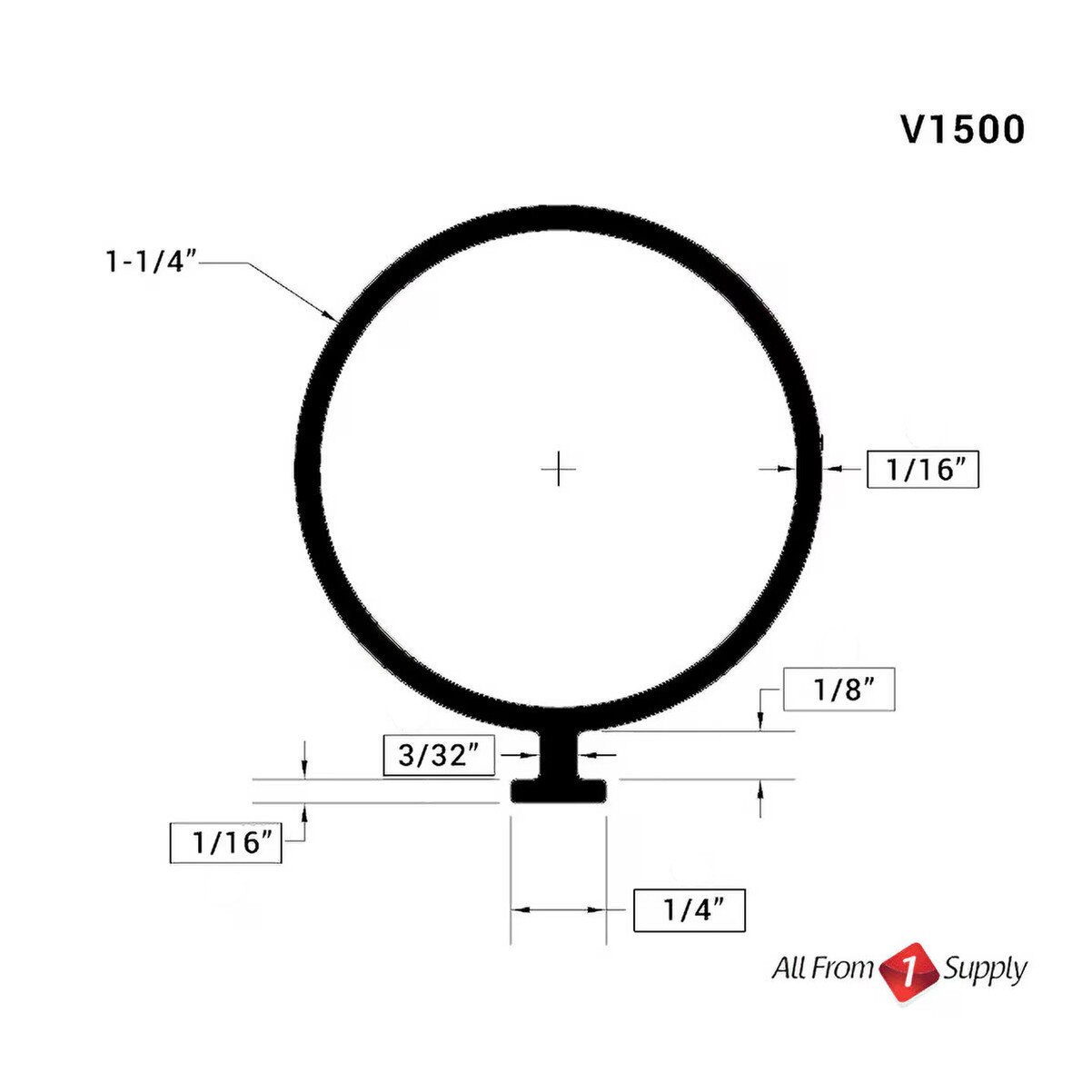 roll-up door seal dimensions